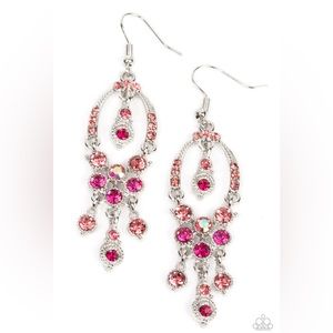 Iridescent Pink Earrings